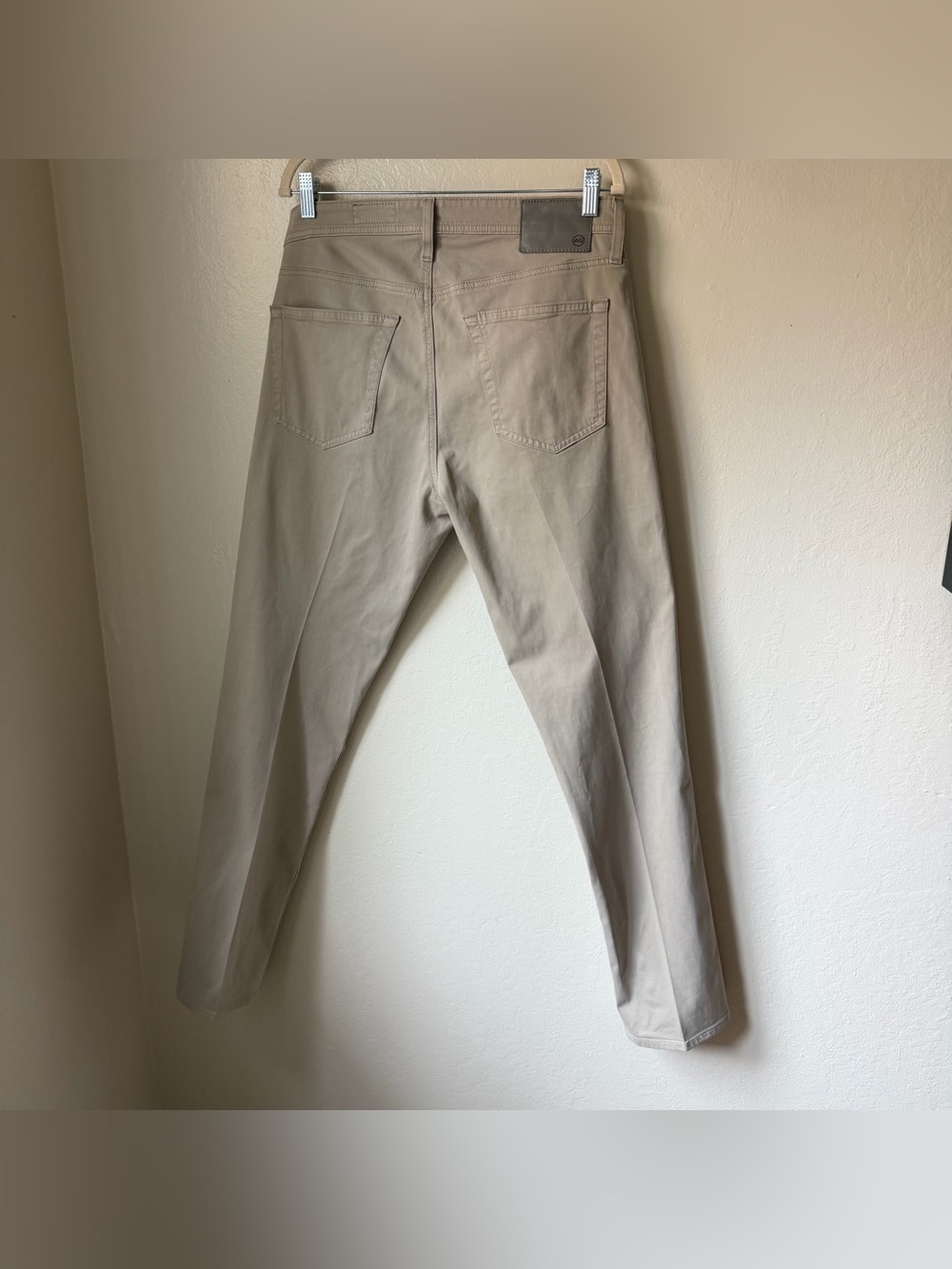 AG Adriano Goldschmied Tellis Modern Slim Pants 32x32 Desert Stone Beige - Picture 7 of 16